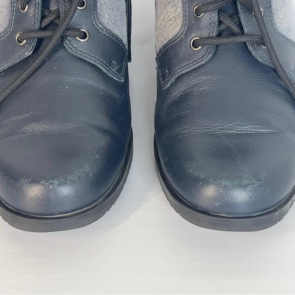 SPORTO Women’s 6 Blue Lace Up Ankle Boot Shoe - Picture 4 of 8